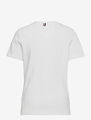 Tommy Hilfiger - BOYS BASIC VN KNIT S/S - plain short-sleeved t-shirts - bright white - 1