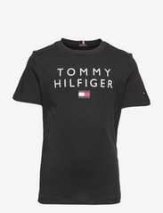 Tommy Hilfiger - TH LOGO TEE S/S - short-sleeved - black - 0