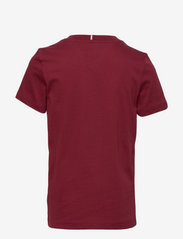 Tommy Hilfiger - VARSITY TEE S/S - pattern short-sleeved t-shirt - bing cherry - 1