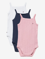 Tommy Hilfiger - BABY GIRL BODY 3-PACK GIFTPACK - lot de plusieurs bodies - broadway pink - 0