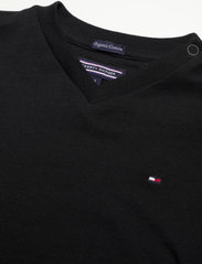 Tommy Hilfiger - BOYS BASIC VN KNIT S/S - plain short-sleeved t-shirts - meteorite - 2