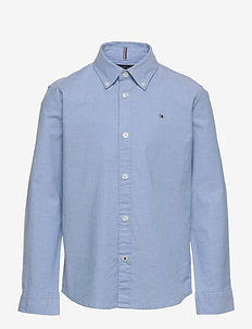 BOYS STRETCH OXFORD SHIRT L/S - koszule - calm blue