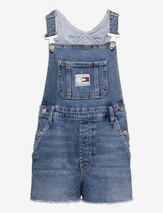 DUNGAREE SHORT LT BLUE - dungarees - slouchystretch