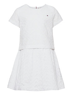 tommy hilfiger broderie anglaise dress