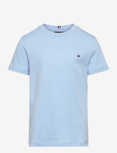 ESSENTIAL COTTON TEE S/S - stutterma bolir - pearly blue