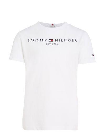 ESSENTIAL TEE S/S - t-shirt à manches courtes avec motif - white
