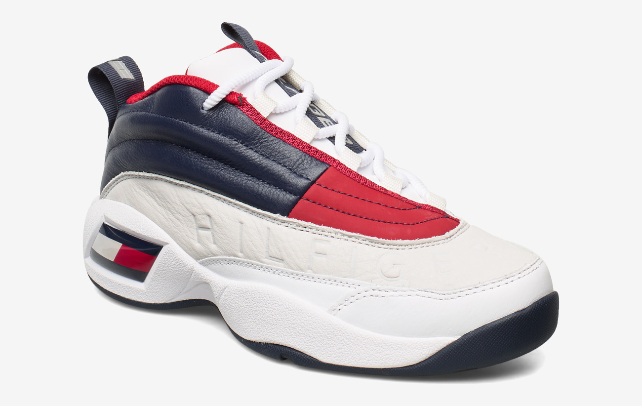 tommy hilfiger skew lux basketball sneaker