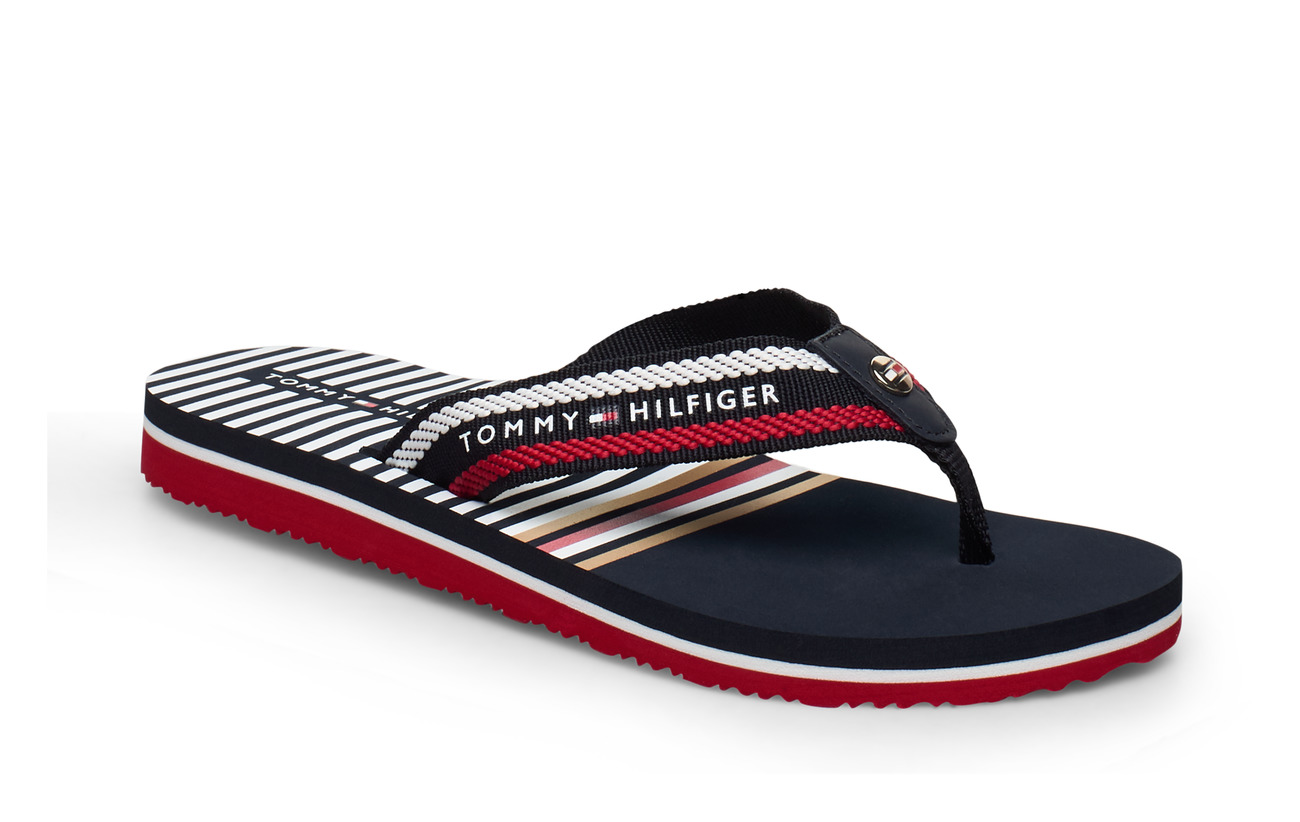 tommy hilfiger flat beach sandals