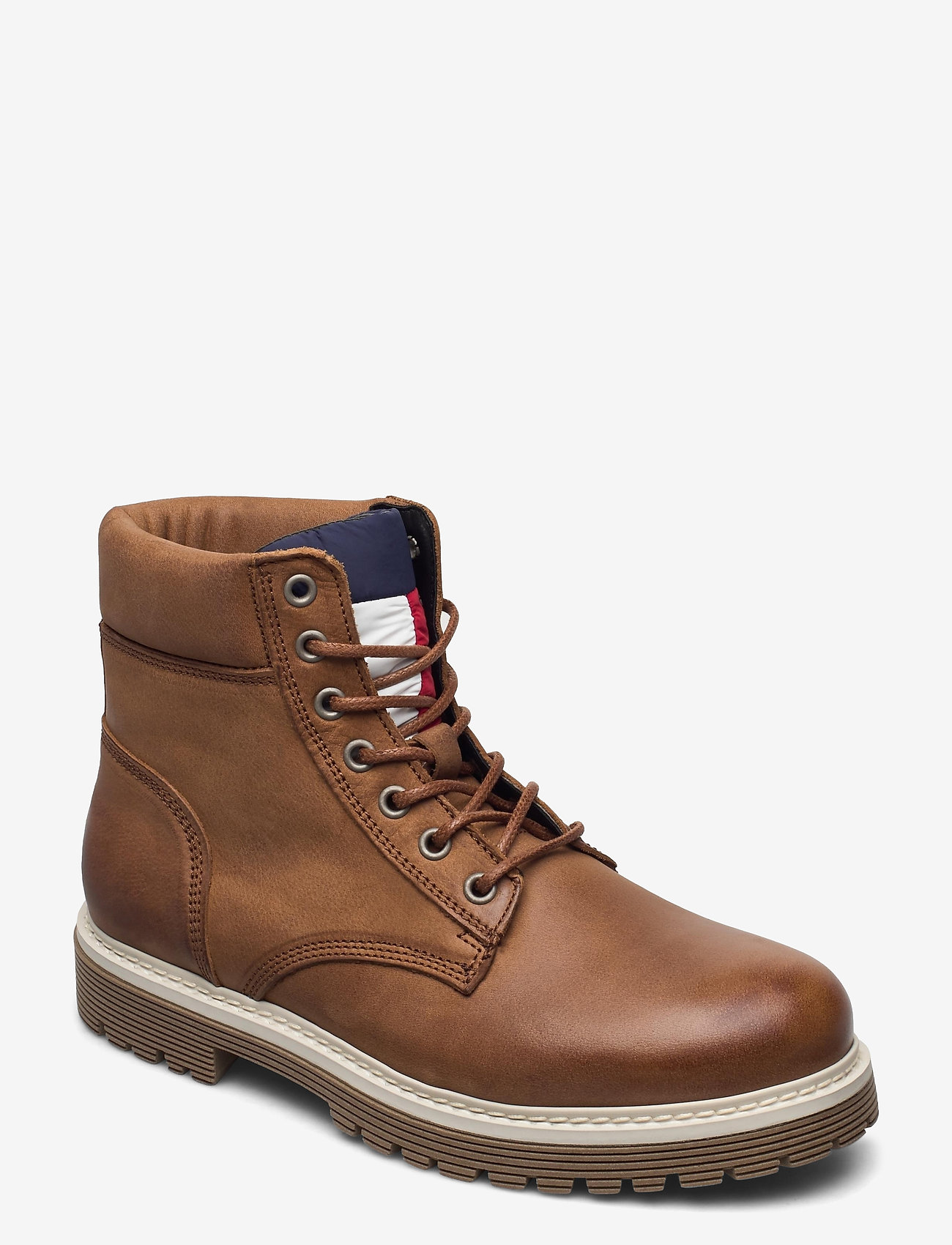 tommy jeans brown hiking boots