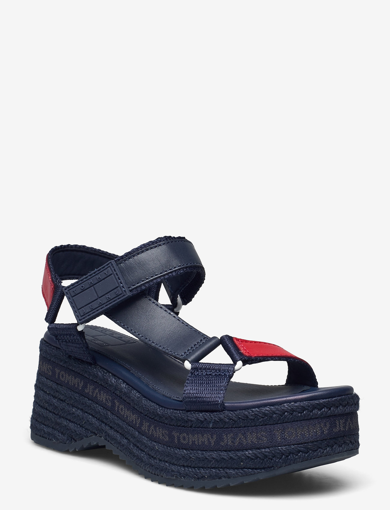 red tommy hilfiger slippers