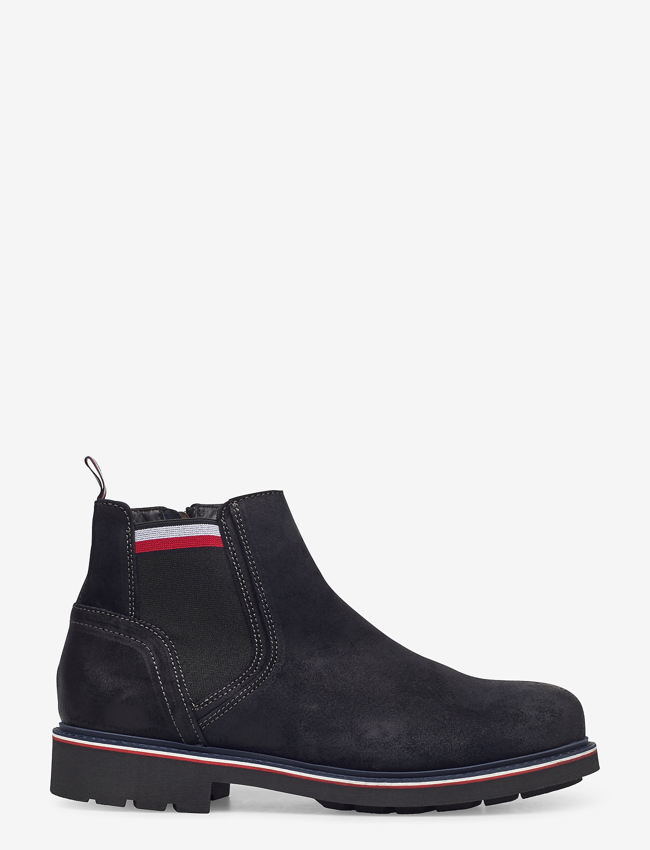 tommy hilfiger corporate elastic chelsea boot