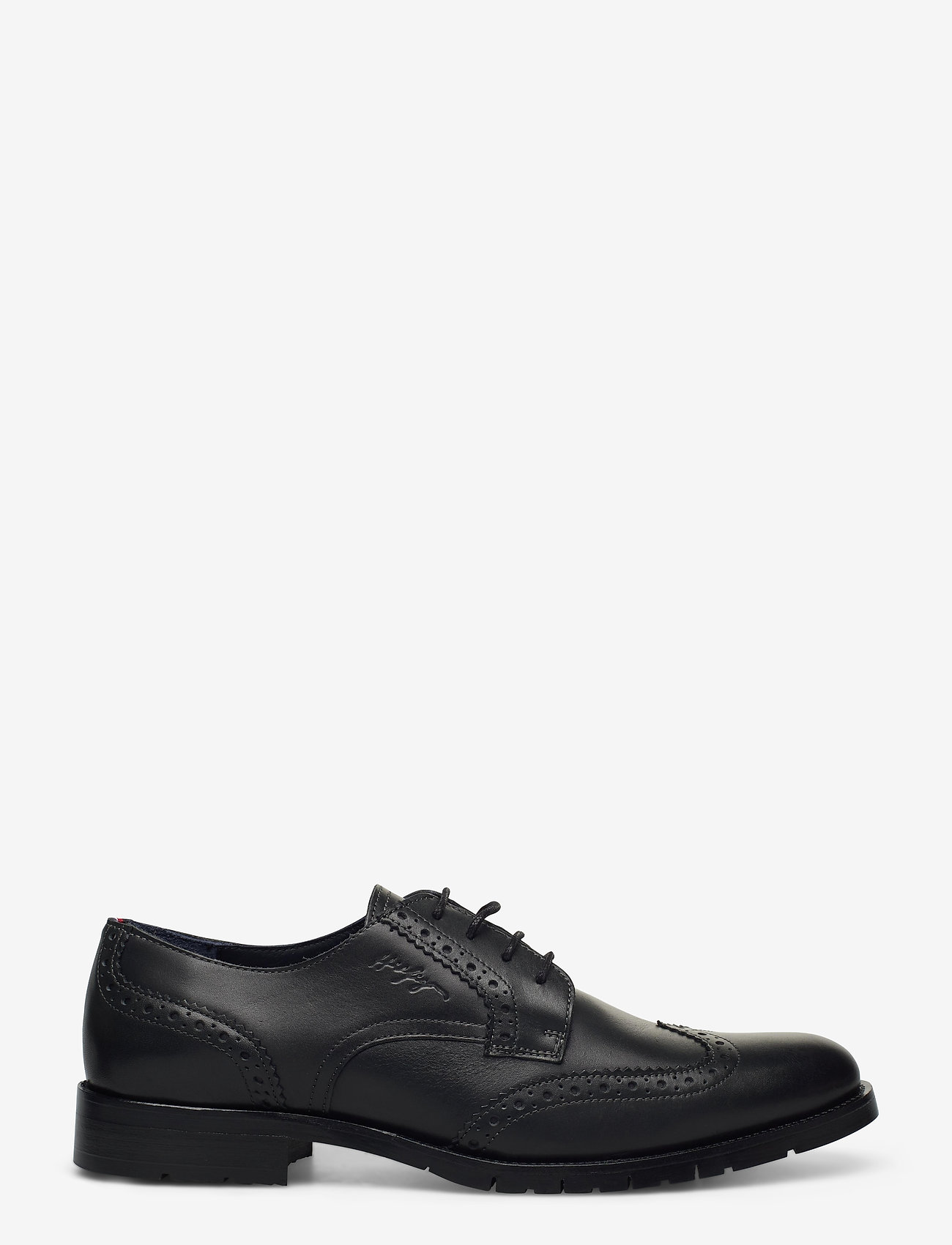 Tommy Hilfiger Brogue Leather Lace Up Shoe - Laced shoes | Boozt.com