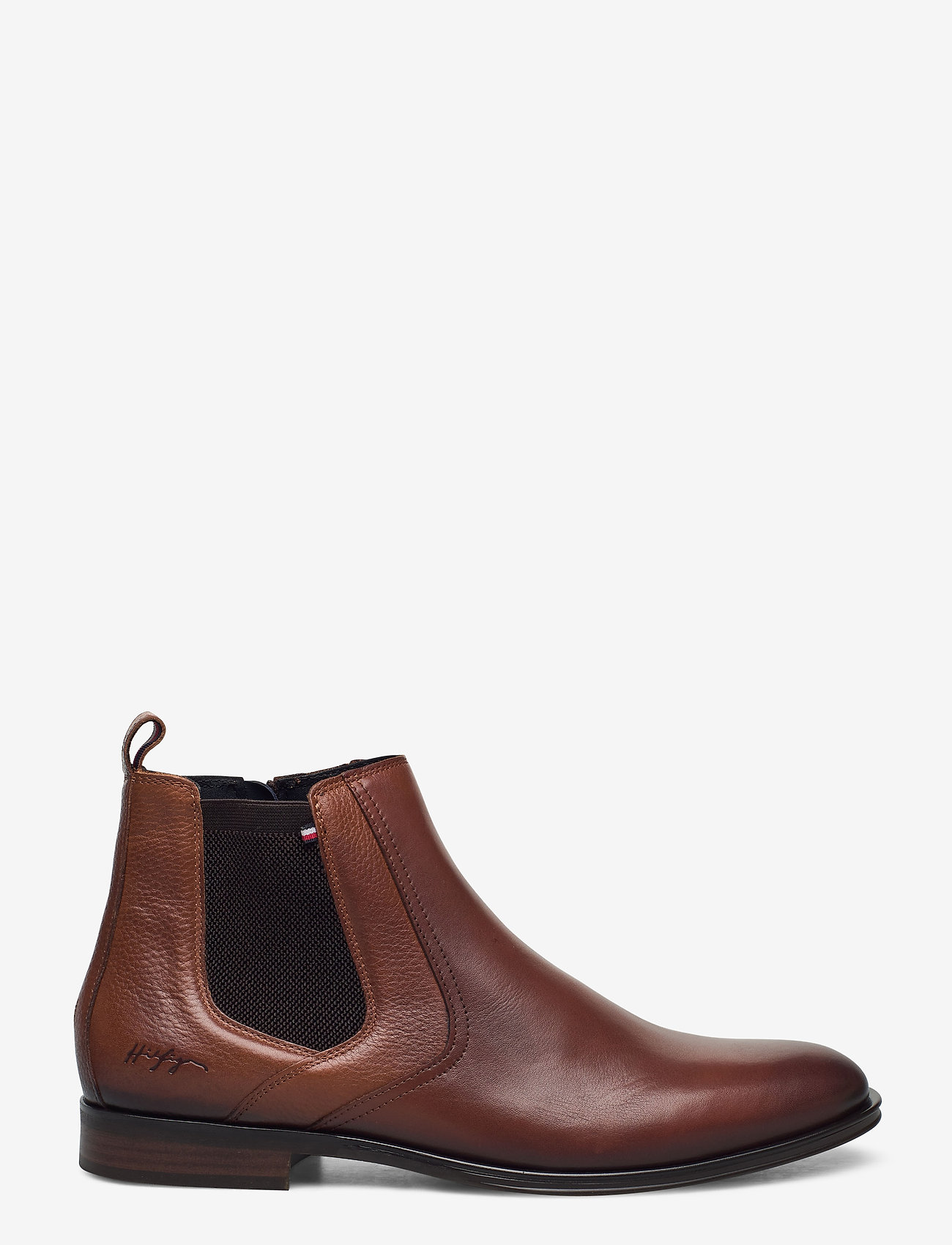 tommy hilfiger winter cognac boots