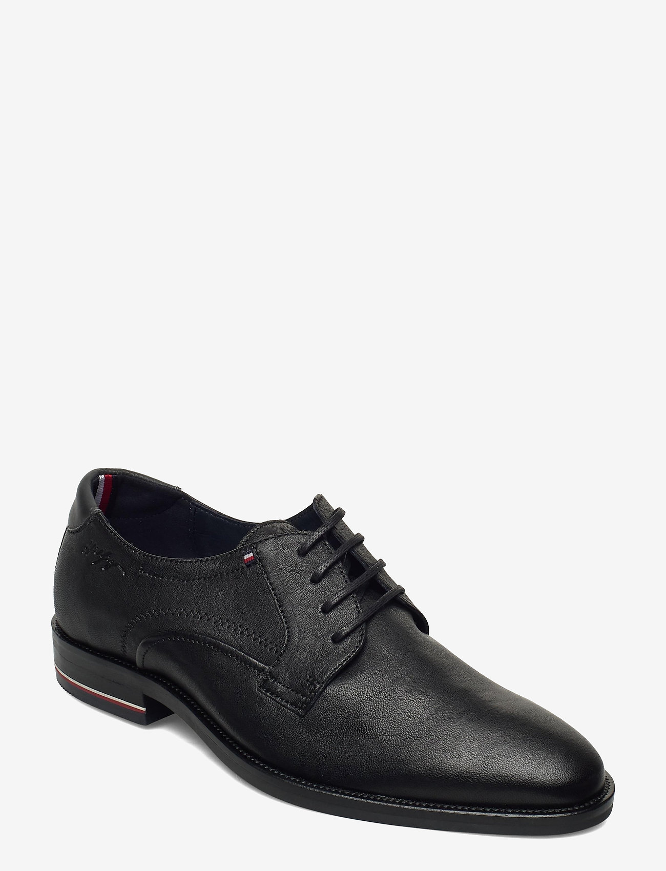Signature Hilfiger Leather Shoe (Black 