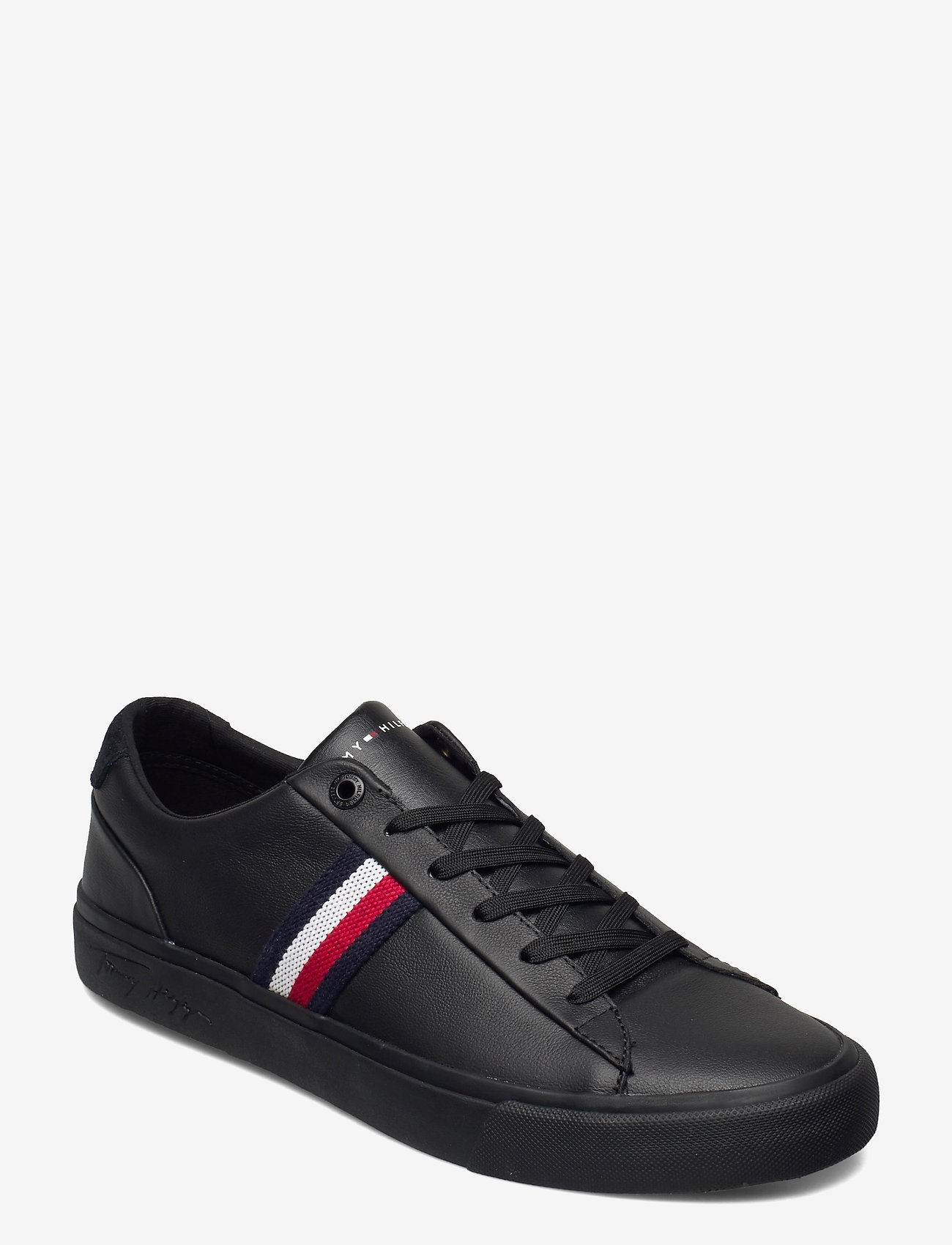 tommy hilfiger corporate leather low sneaker