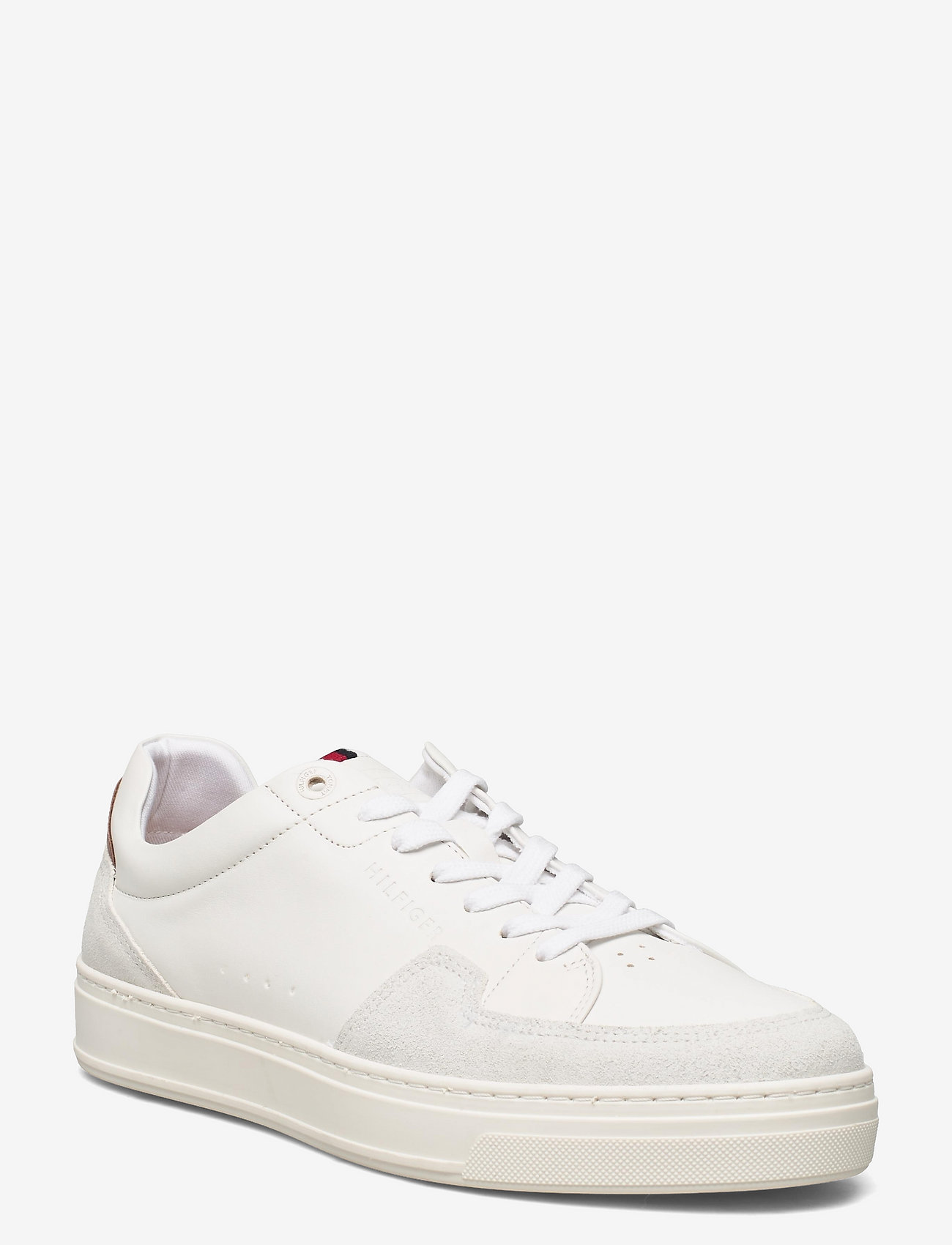 Tommy Hilfiger - CUPSOLE SUSTAINABLE LEATHER MIX - low tops - white - 0