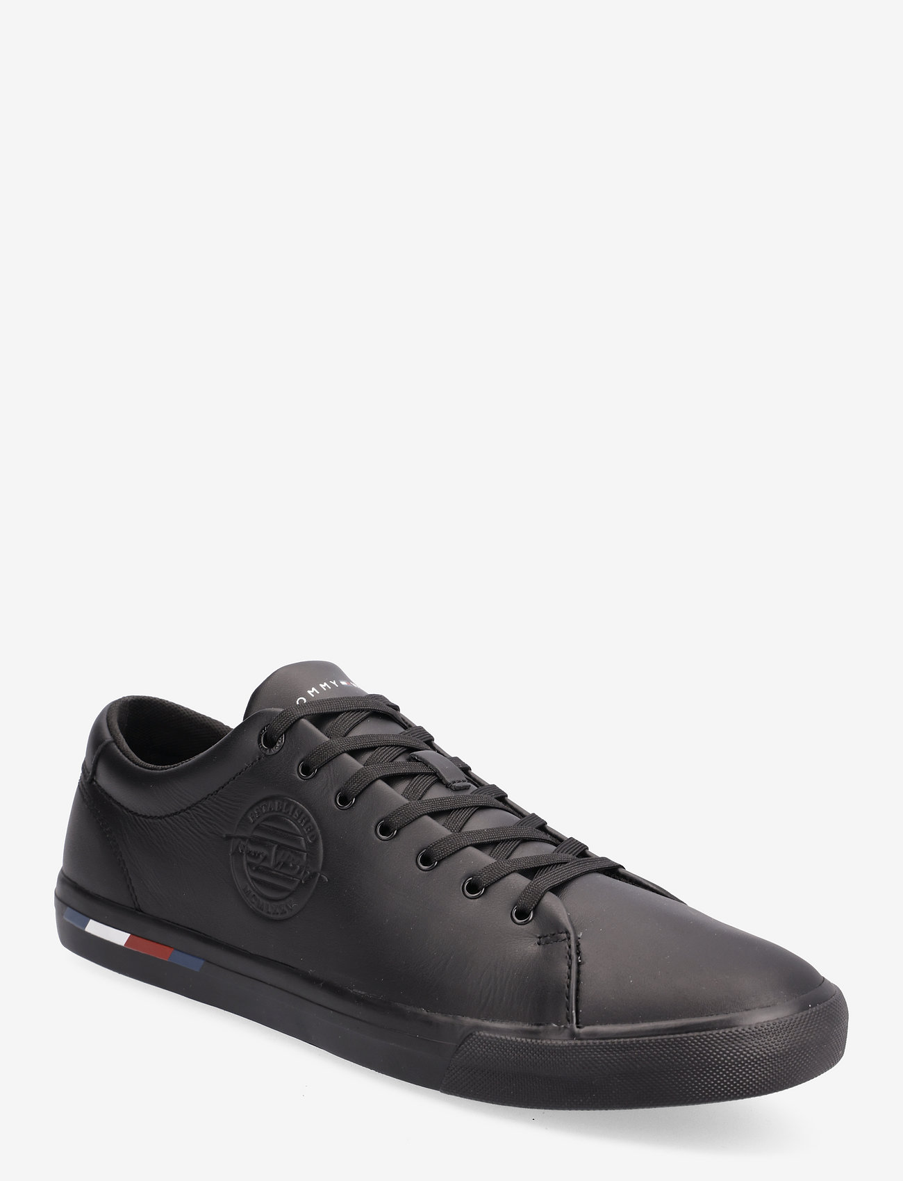 Tommy Hilfiger Corporate Logo Leather Vulc - Sneakers | Boozt.com