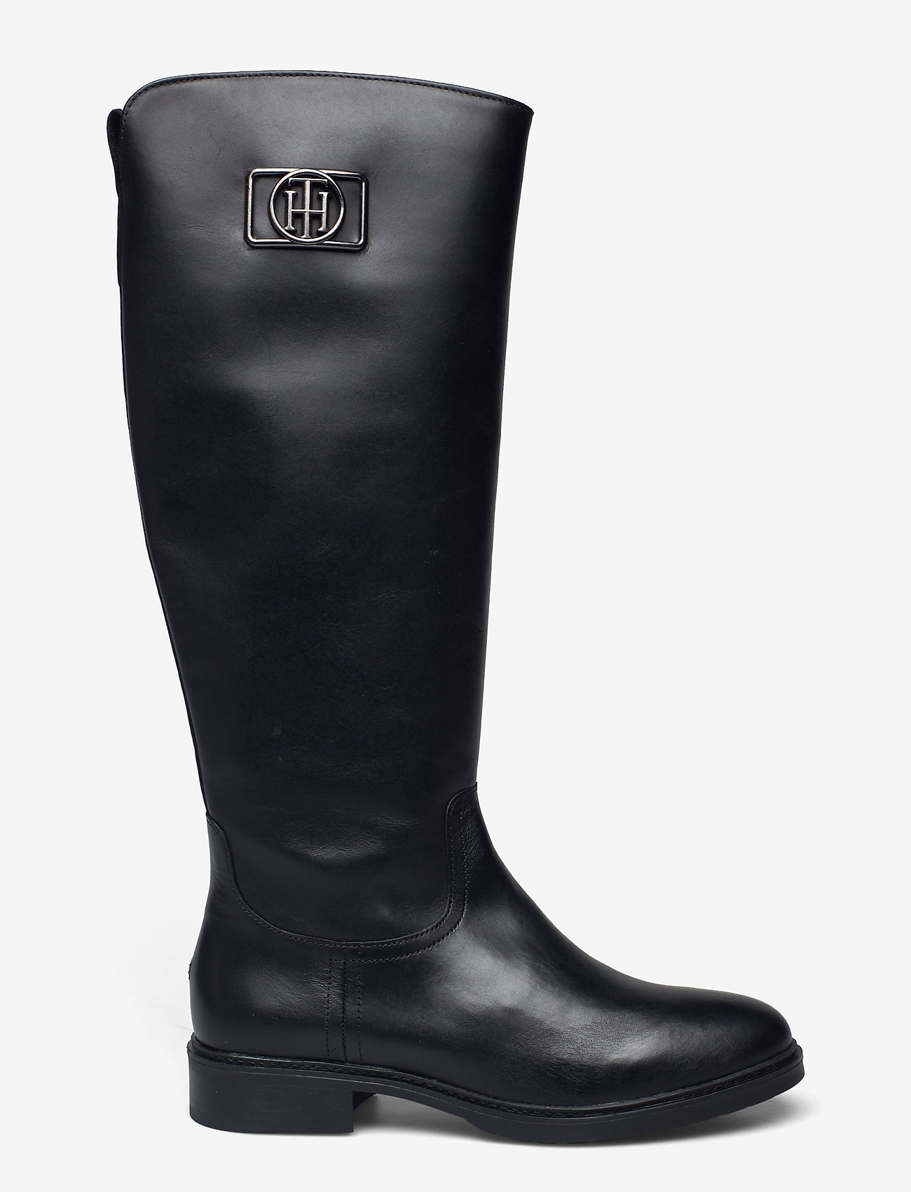 Tommy Hilfiger Th Hardware Leather Longboot - Long boots | Boozt.com
