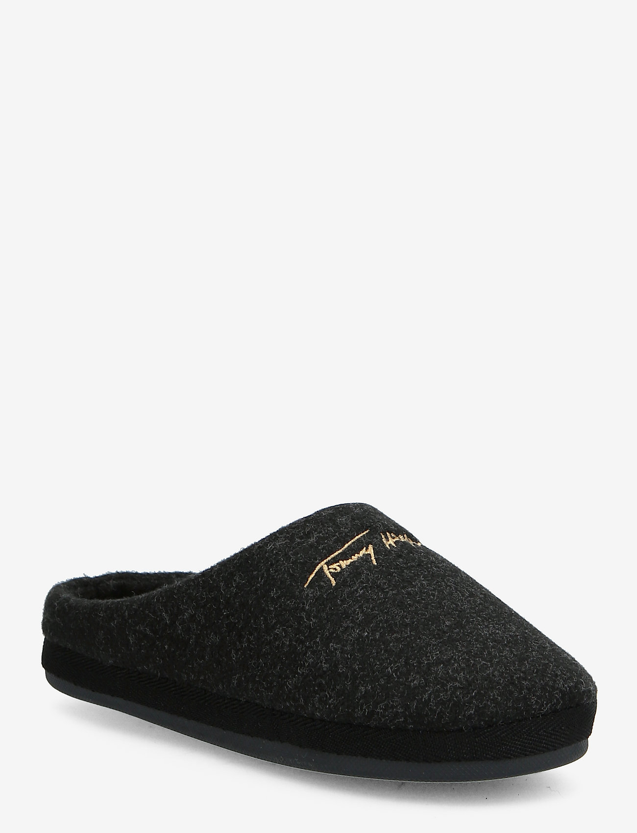 Tommy Hilfiger - TH ESSENTIAL HOME SLIPPER - shoes - black heather - 0
