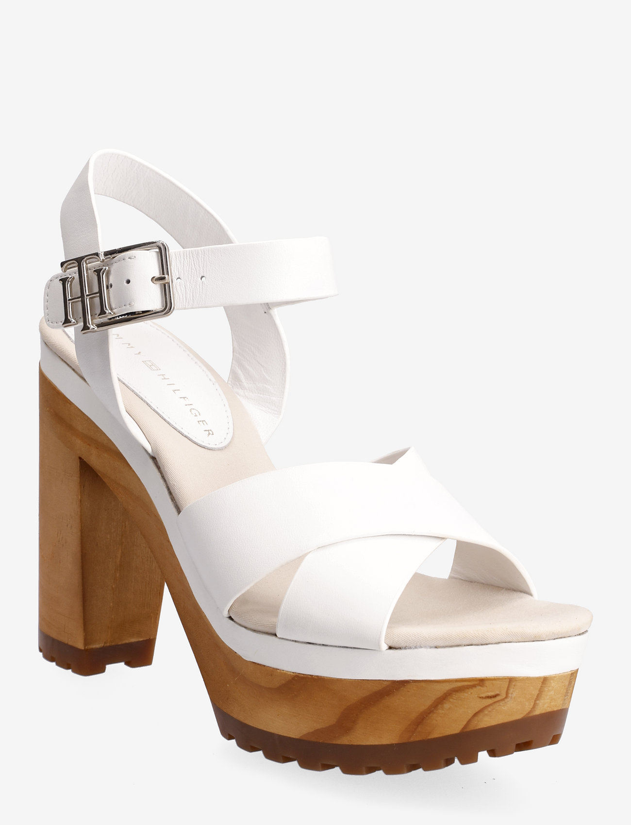 tommy jeans chunky heeled sandals