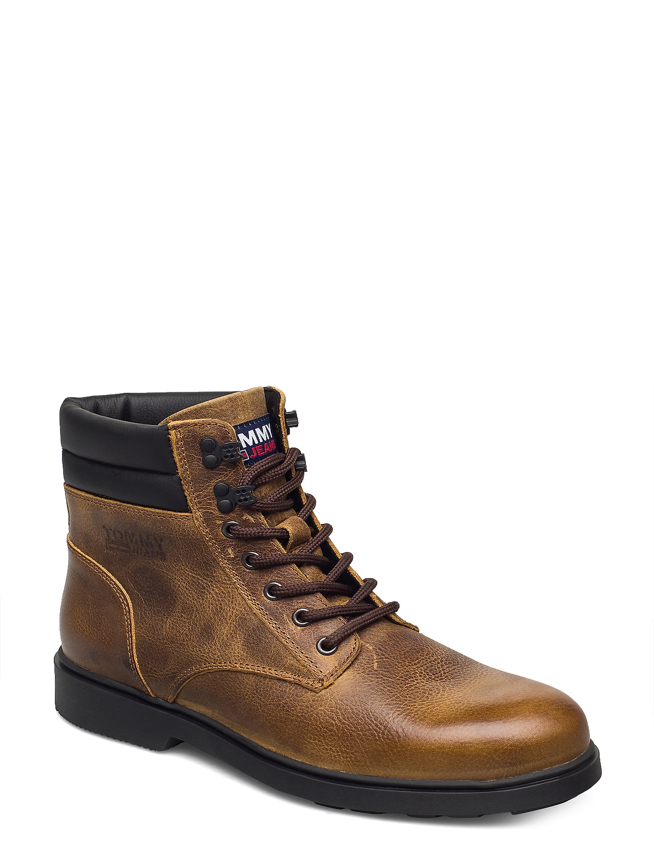 Sort Tommy Hilfiger Classic Jeans Lace Up Boot Snørestøvler Brun Tommy Hilfiger snørestøvler for - Pashion.dk