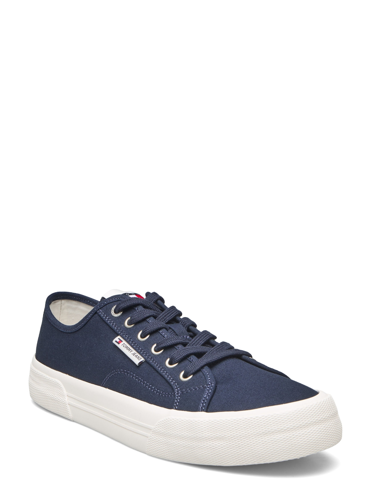 Tjm Lace Up Canvas Color Low-top Sneakers Navy Tommy Hilfiger