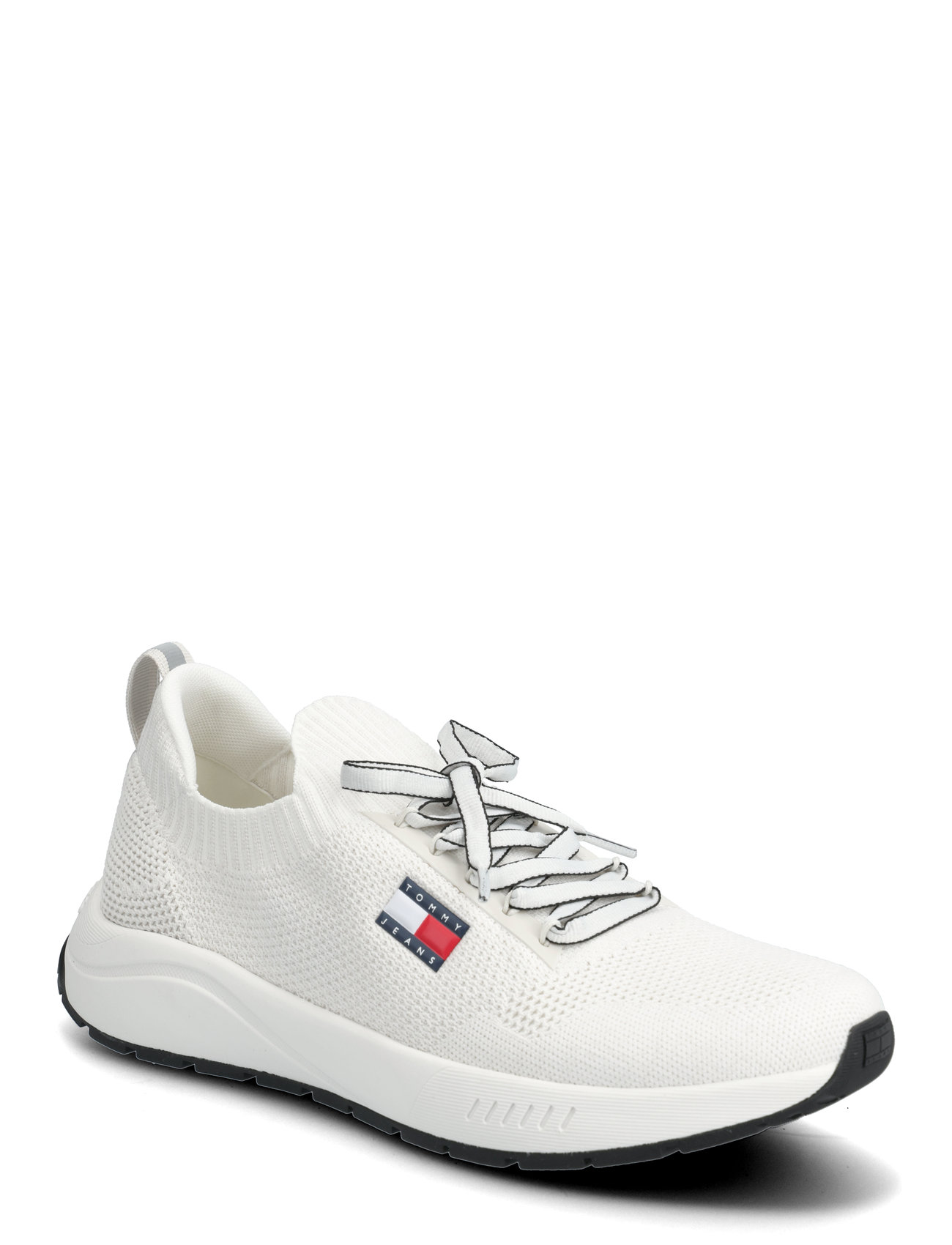 Tjm Runner Knitted Lave Sneakers White Tommy Hilfiger