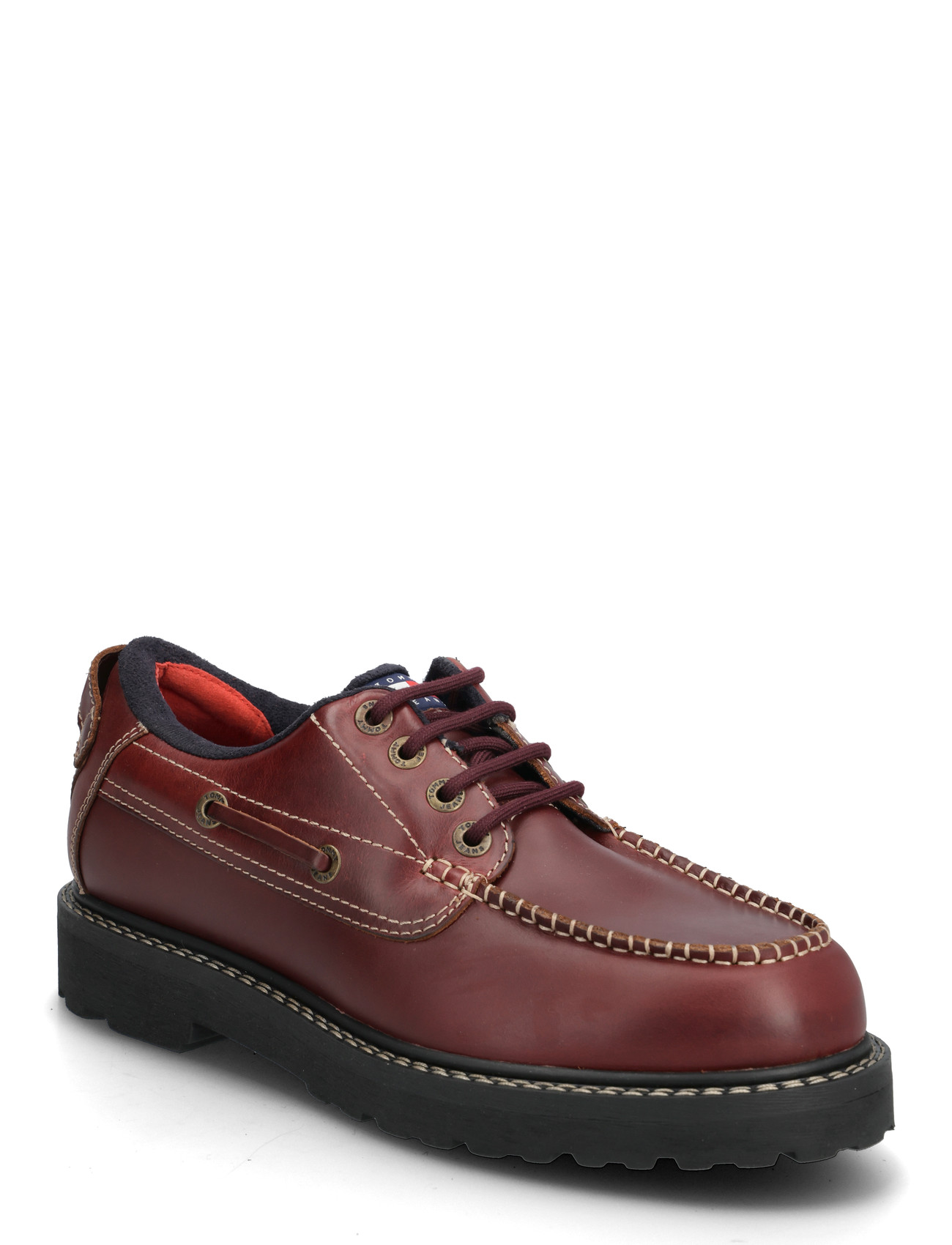 TOMMY HILFIGER Archive 01 Boot Schuh Leder Burgundy - 41 - Herren