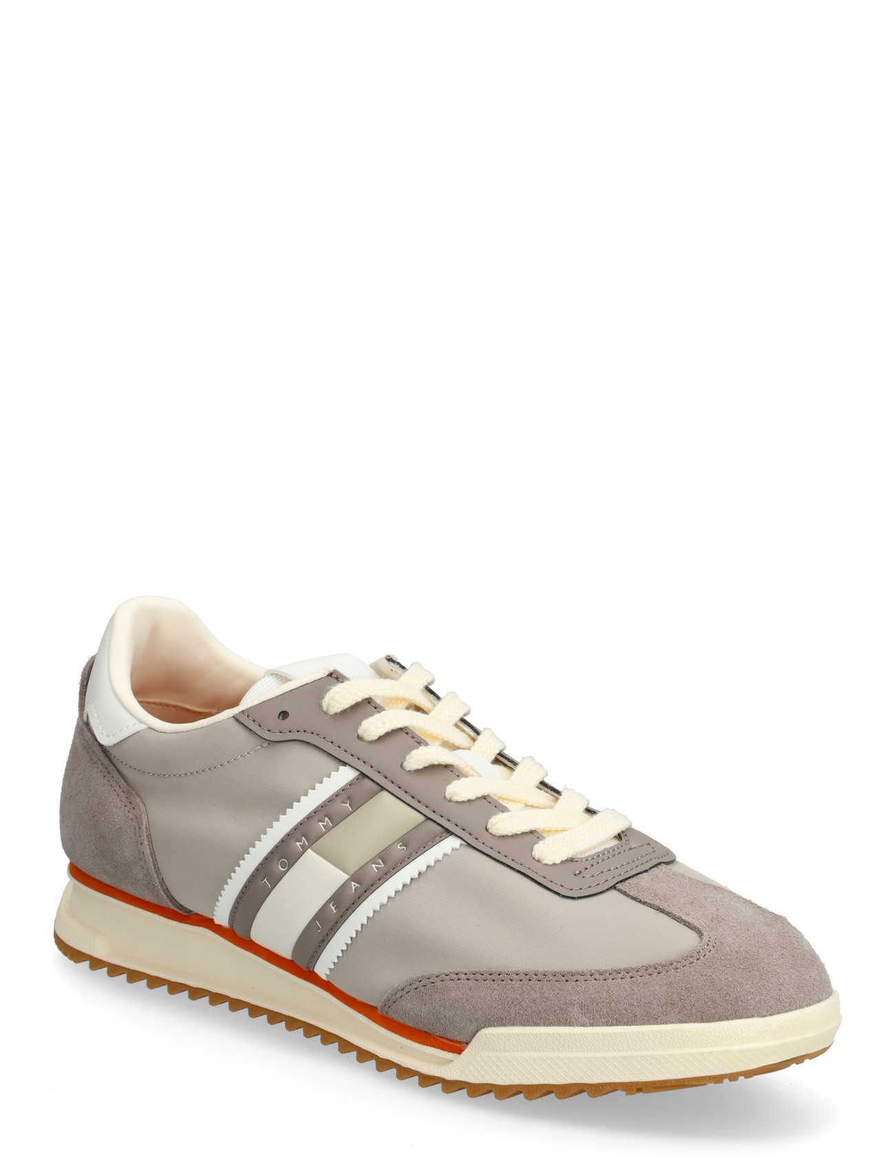Tommy Hilfiger Tjm Retro Runner Cleated Mix, 40, Brown, Sneakers > Sneakers Med Lav Top, Herre