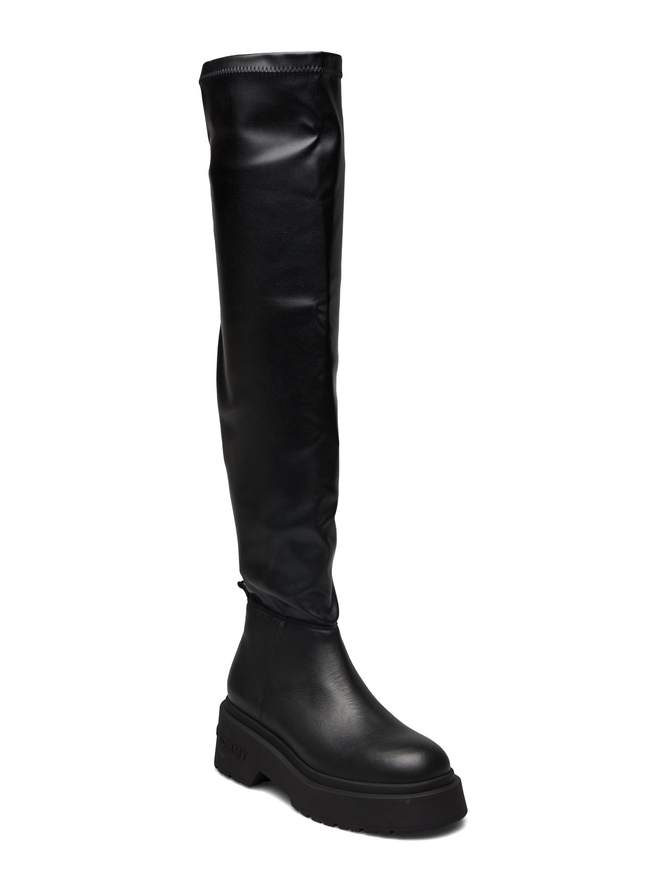 Tjw Over The Knee Boots Shoes Boots Over-the-knee Black Tommy Hilfiger