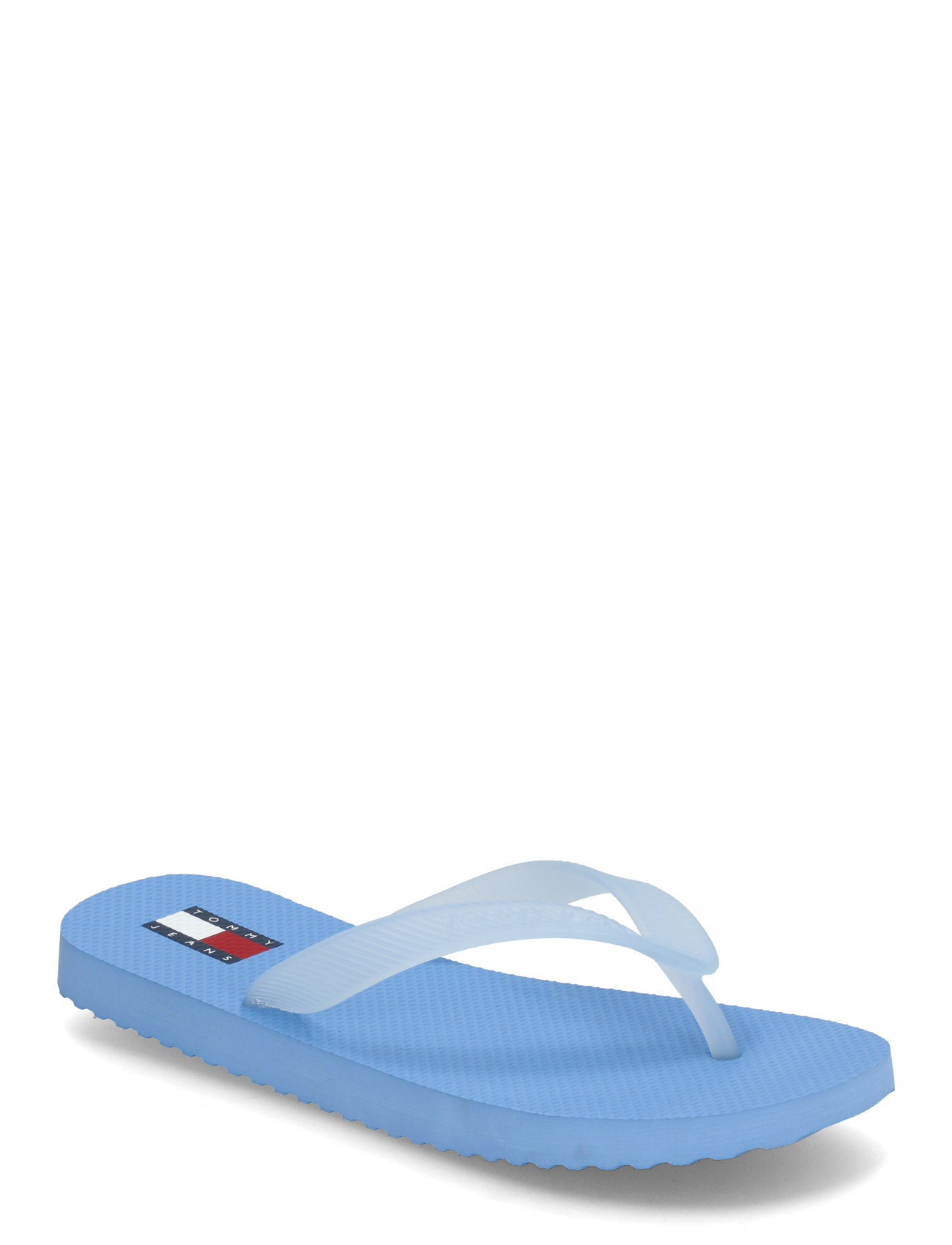 Tjw Logo Flip Flop Shoes Summer Shoes Sandals Flip Flops Blue Tommy Hilfiger