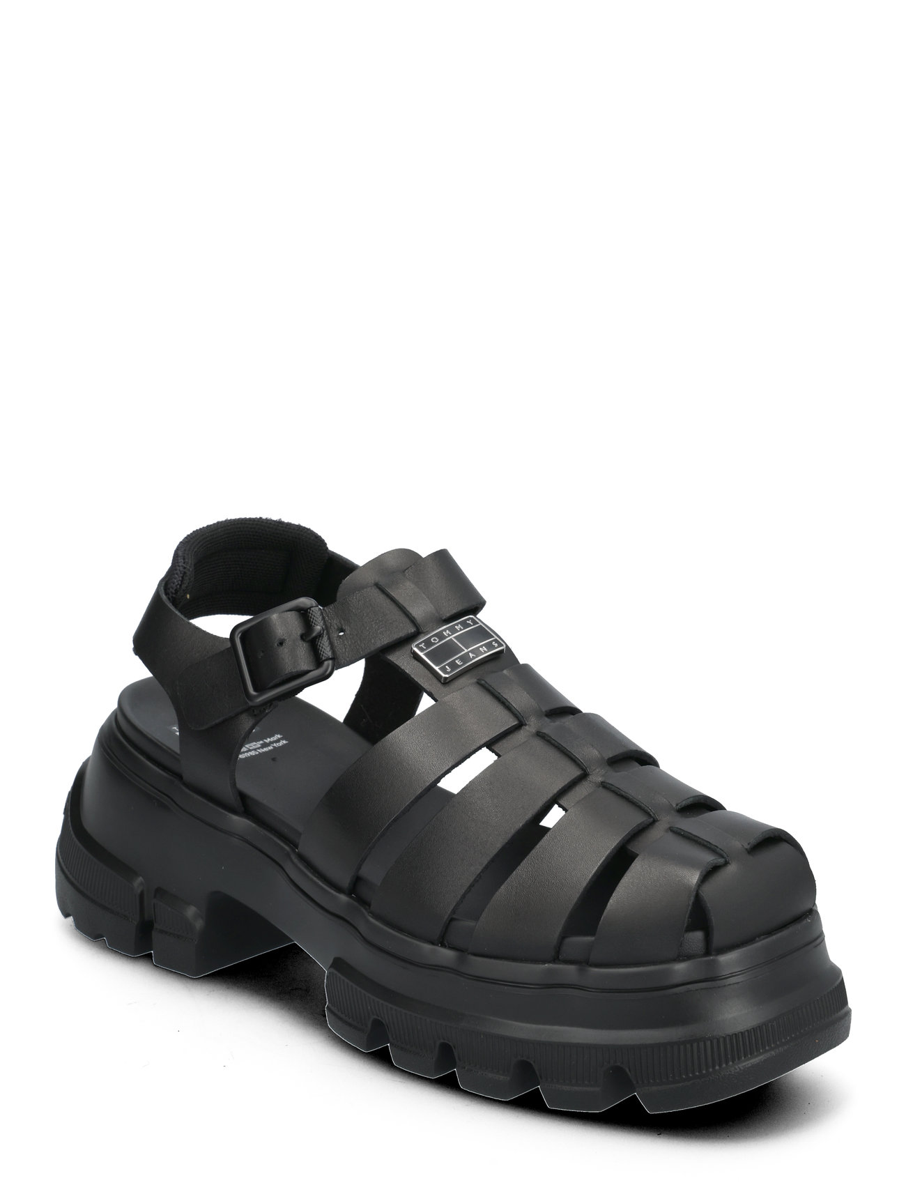 Tjw Fisherman Sandal Shoes Summer Shoes Gladiator Sandals Black Tommy Hilfiger