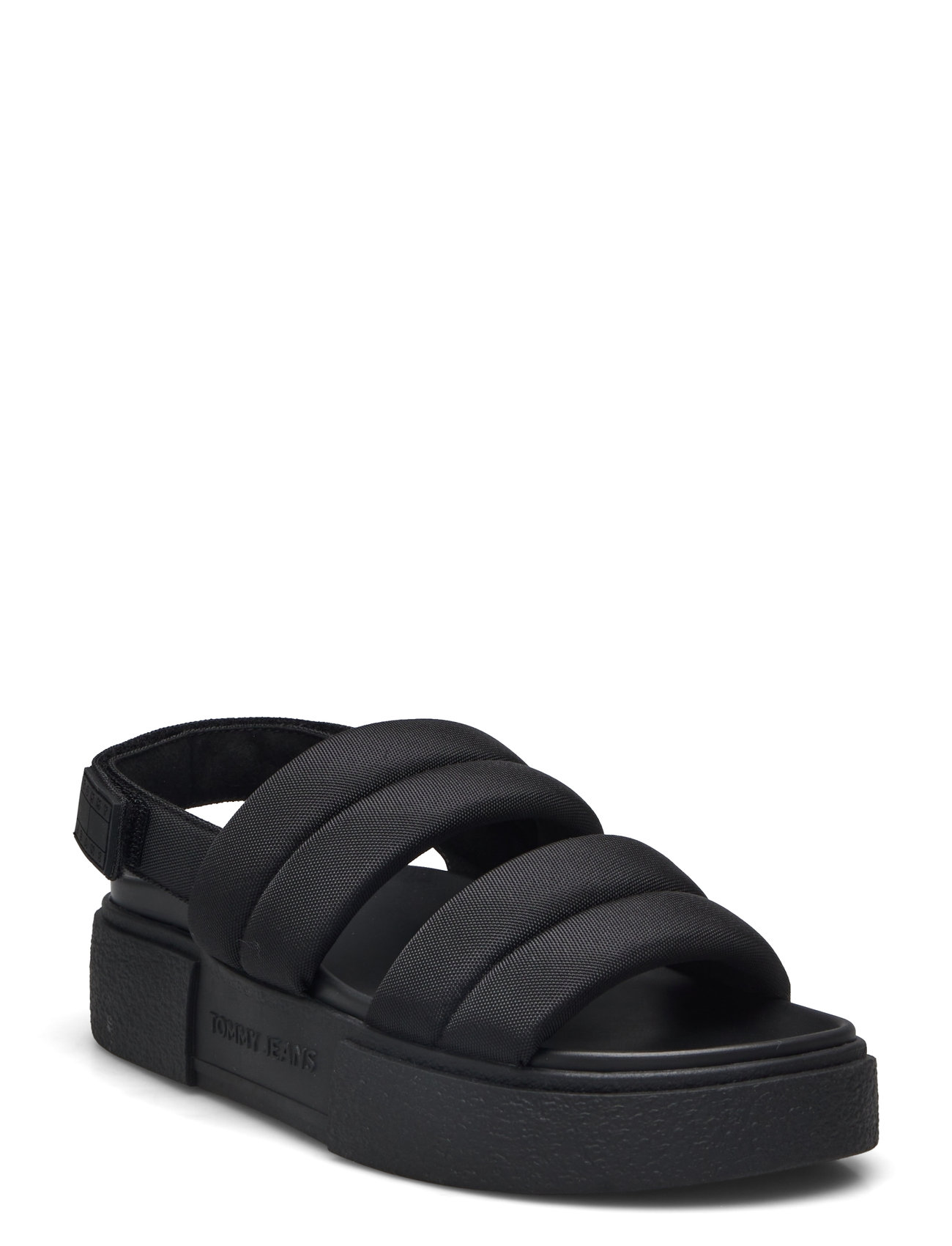 Tjw Flatform Sandal Shoes Sandals Platform Sandals Black Tommy Hilfiger