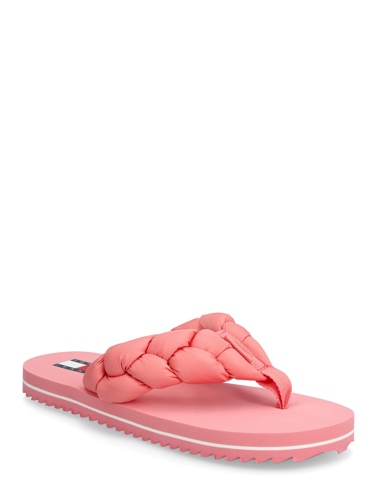 TOMMY HILFIGER Braided Stringtanga Beach Sandale Pink - 38 - Damen