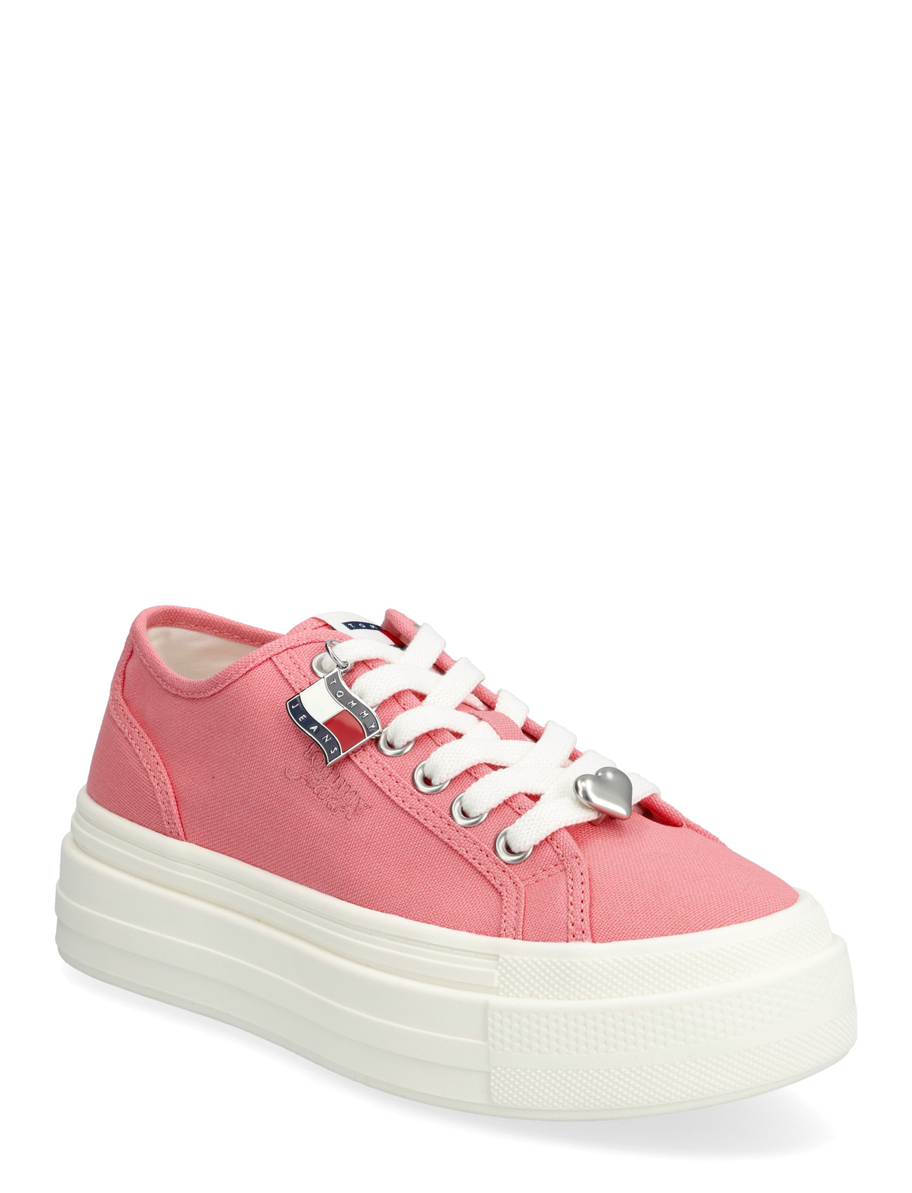 TOMMY HILFIGER Tjw Flatform Sneaker Charms Pink - 39 - Damen