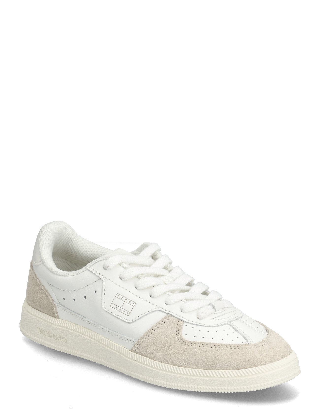 TOMMY HILFIGER The Greenwich Edge Leder Weiß - 40 - Damen
