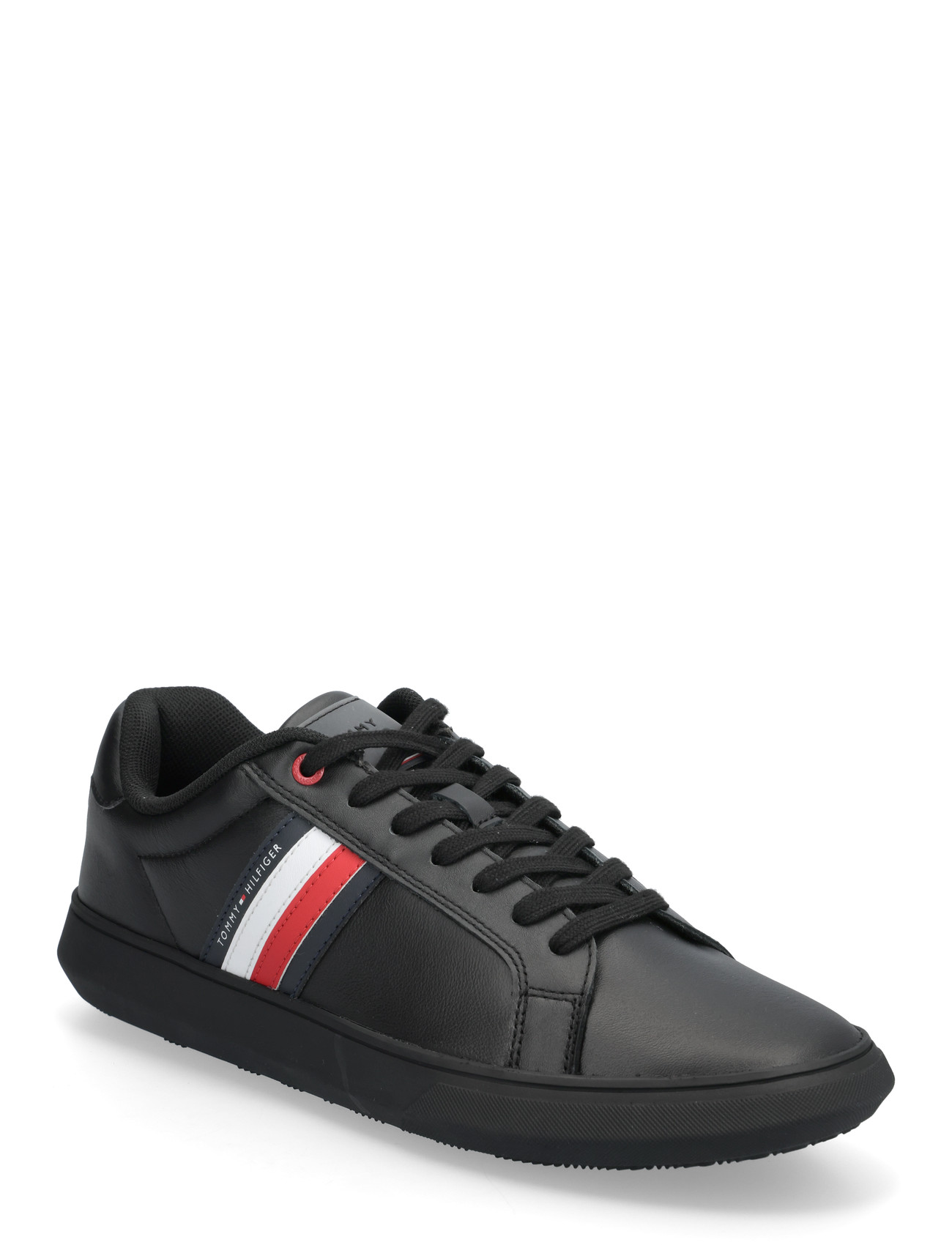 TOMMY HILFIGER Essential Leder Cupsole Schwarz - 40 - Herren