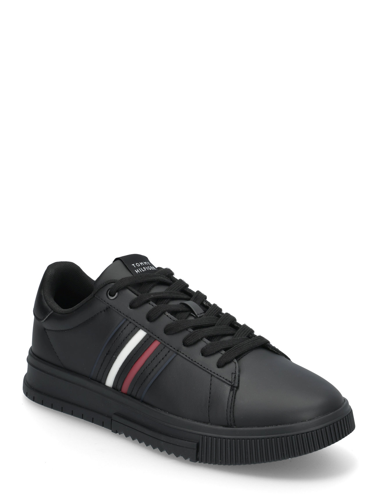 Modern Cupsole Stripes Lth Lave Sneakers Black Tommy Hilfiger