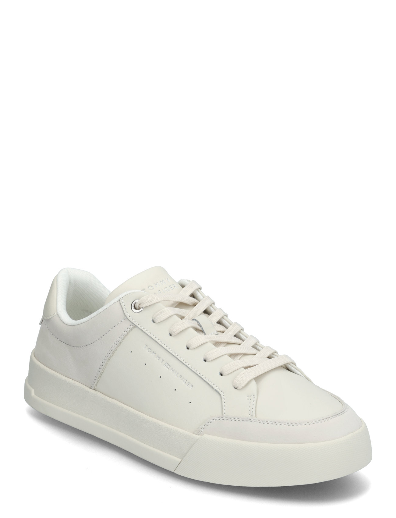 Th Court Mix Lth Nubuck Lave Sneakers White Tommy Hilfiger