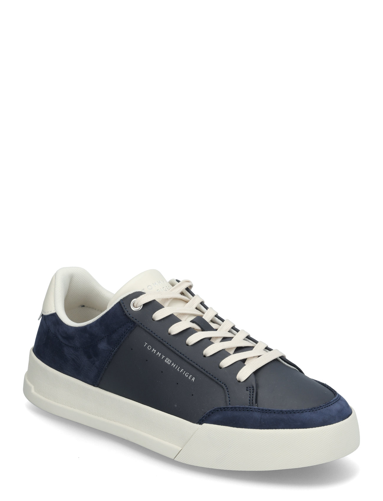 Th Court Mix Lth Nubuck Lave Sneakers Navy Tommy Hilfiger