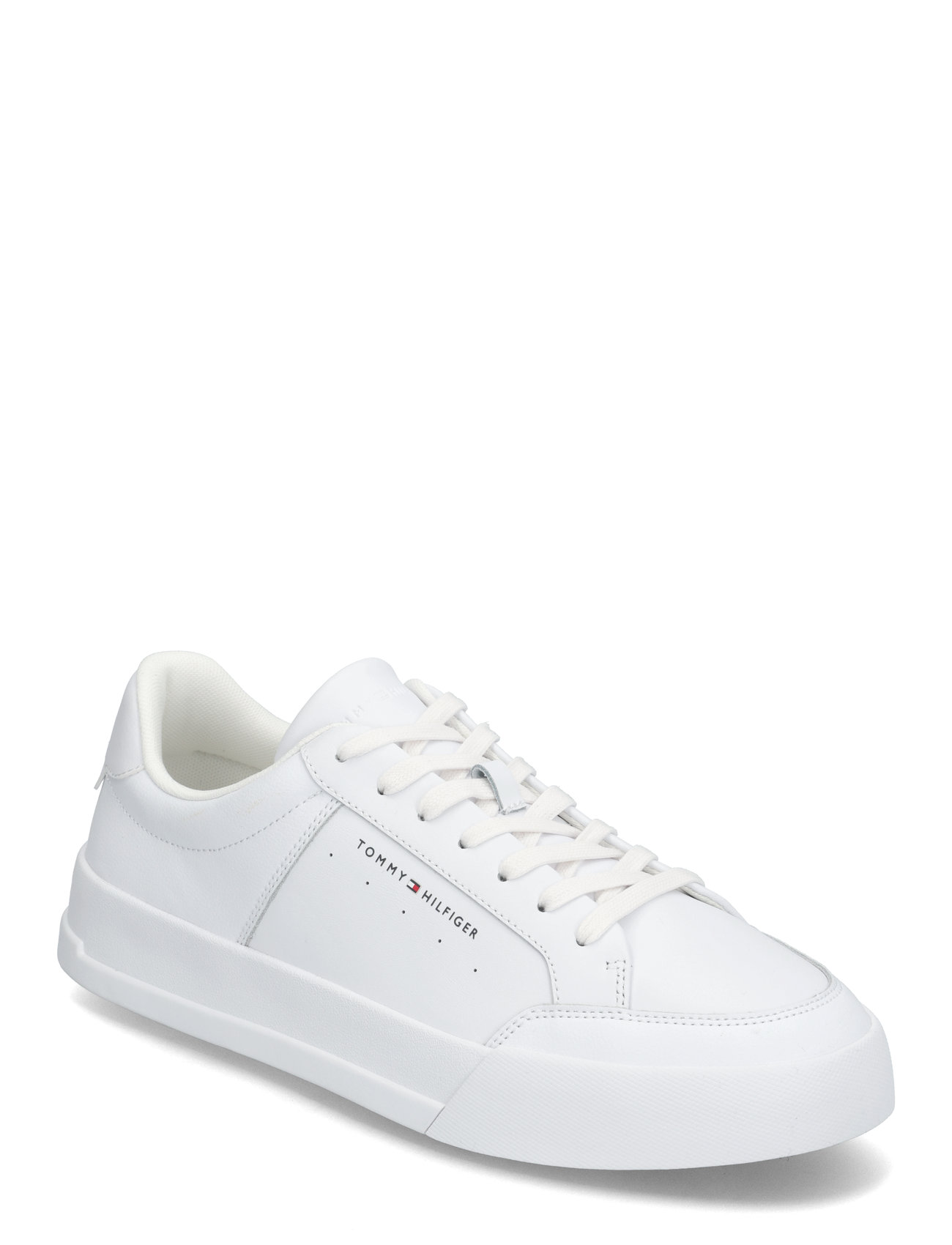 Th Court Mix Lth Lave Sneakers White Tommy Hilfiger