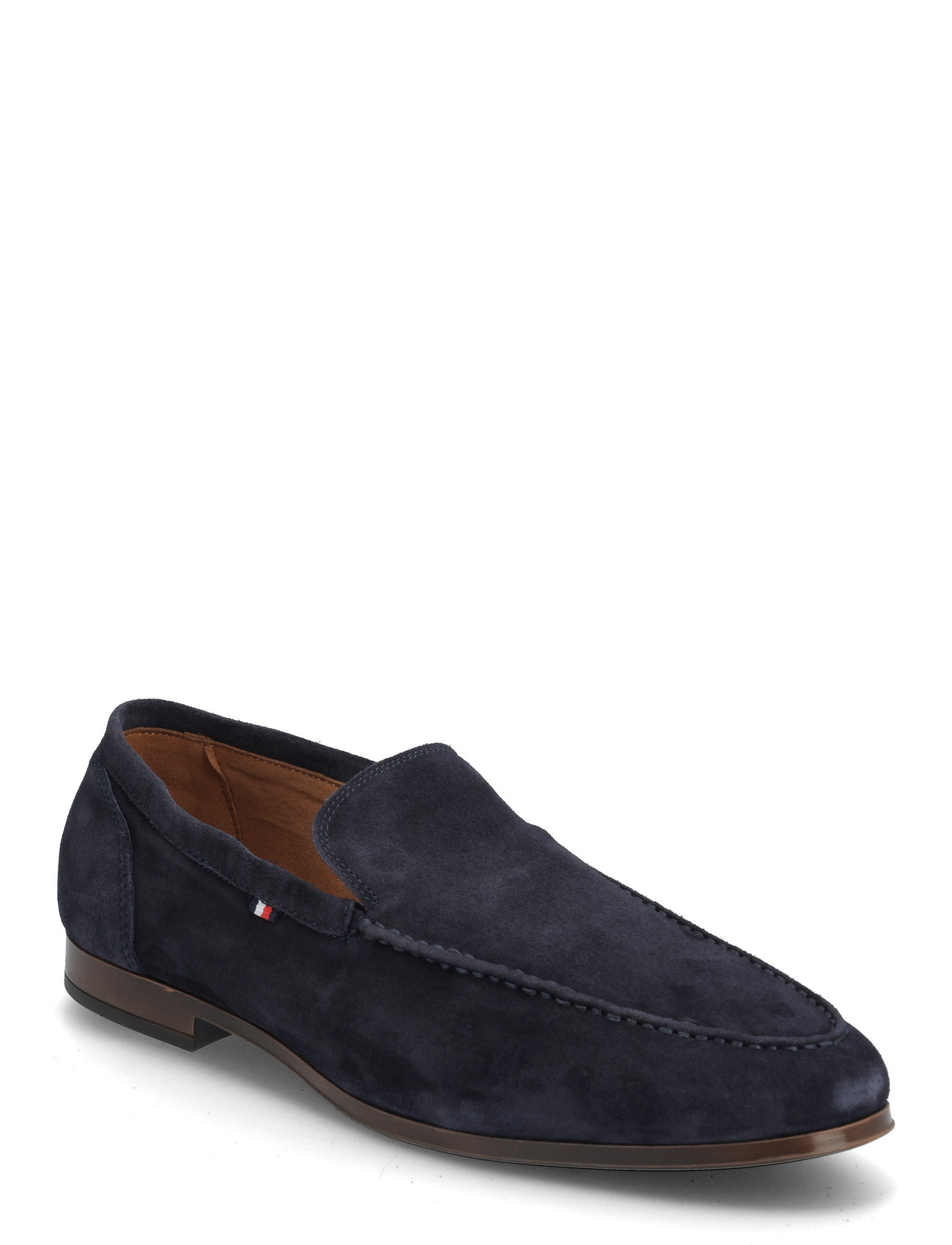 Hilfiger Flexible Suede Loafer Mokasiner Lave Sko Navy Tommy Hilfiger