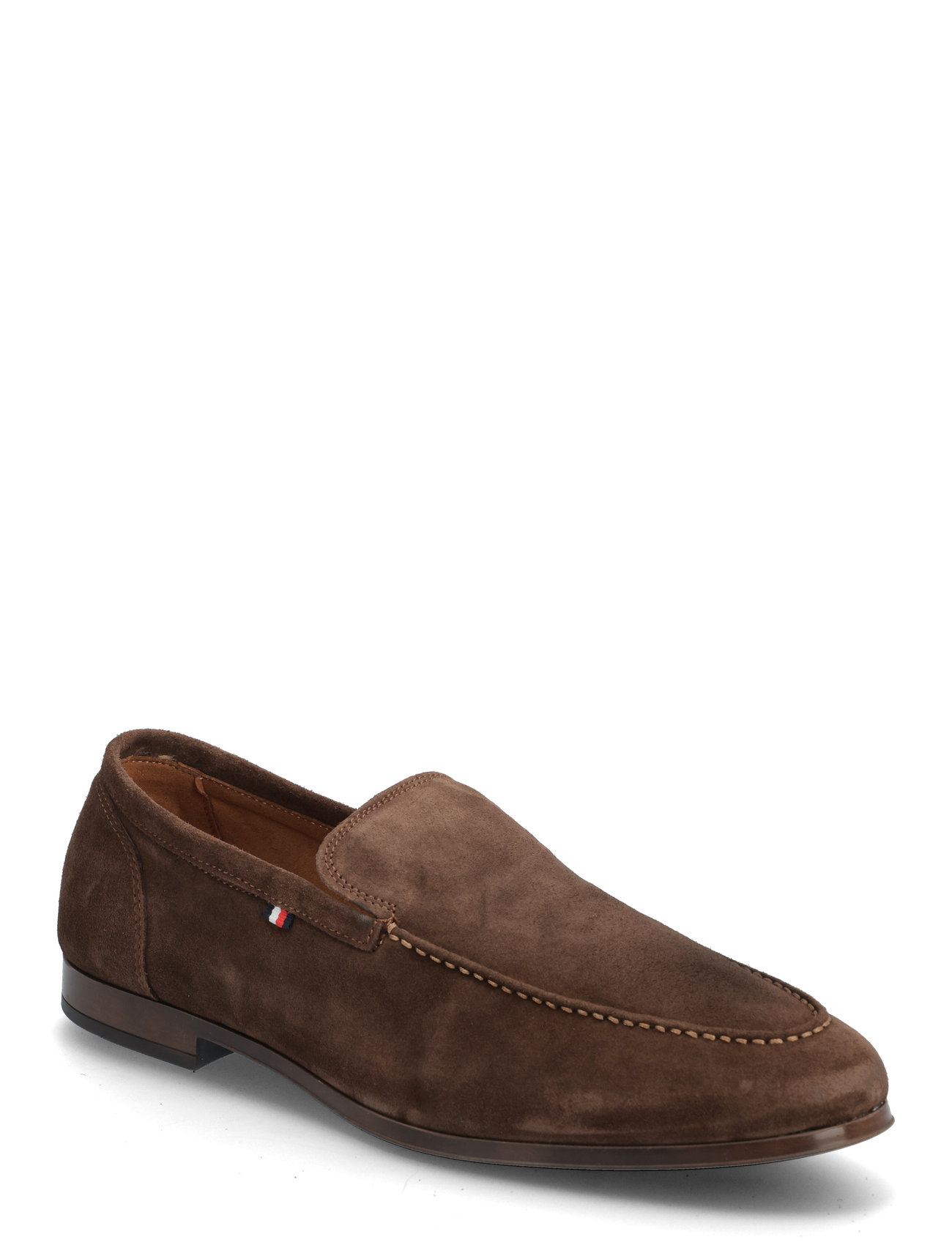 Hilfiger Flexible Suede Loafer Mokasiner Lave Sko Brown Tommy Hilfiger