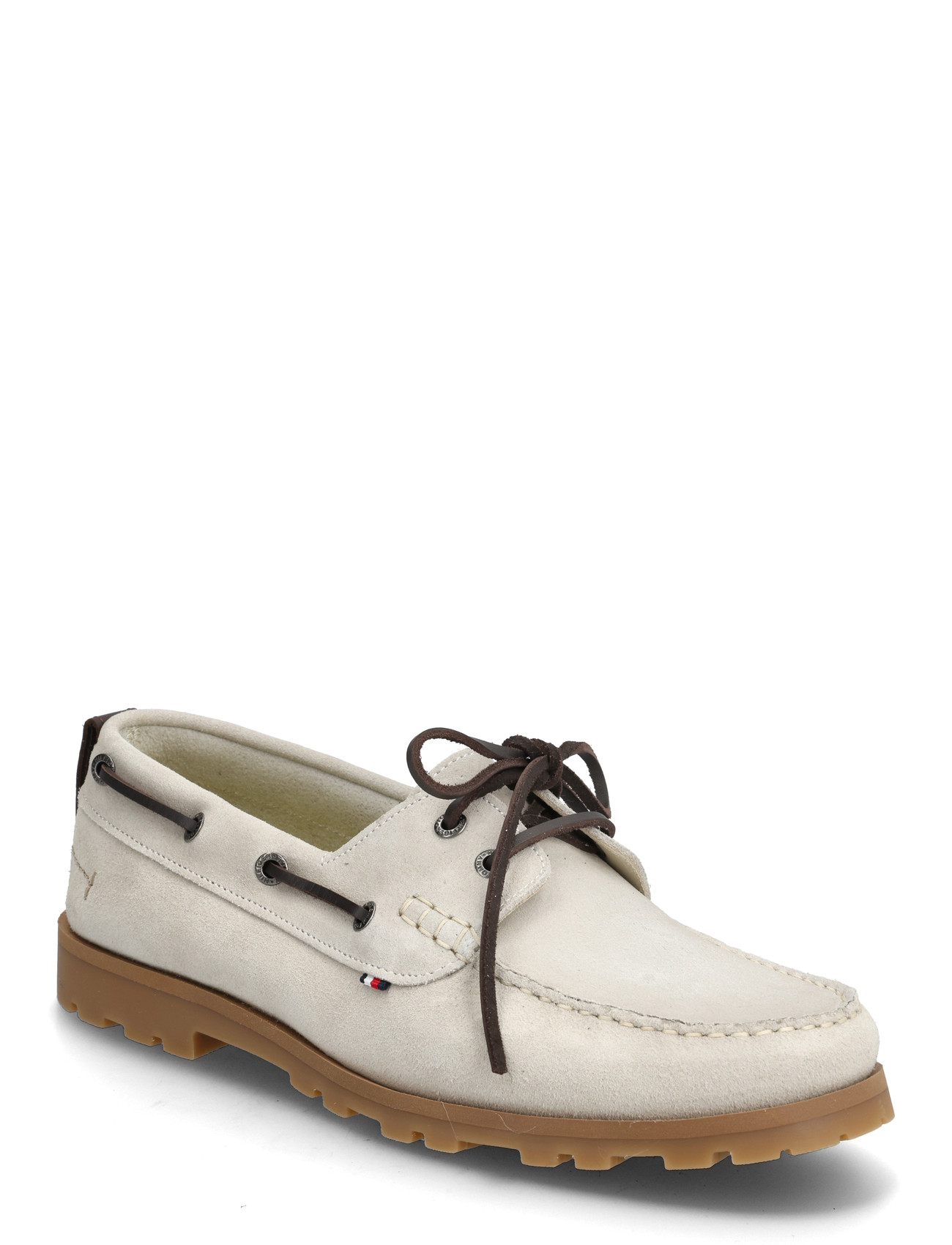 Tommy Hilfiger Hilifger Light Sde Boat Shoe, 40, Cream, Sko > Bådsko, Herre