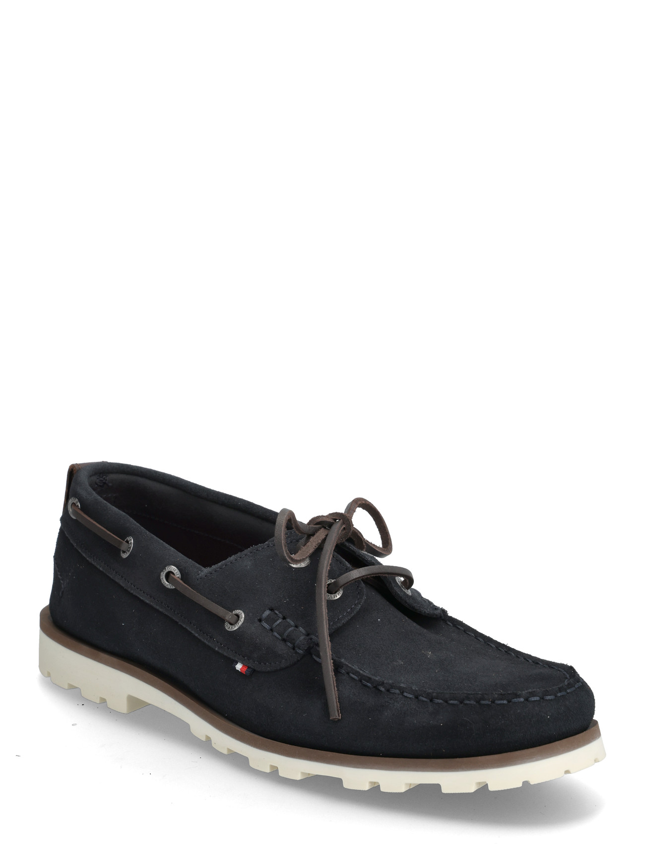 Tommy Hilfiger Hilifger Light Sde Boat Shoe, 42, Navy, Sko > Bådsko, Herre