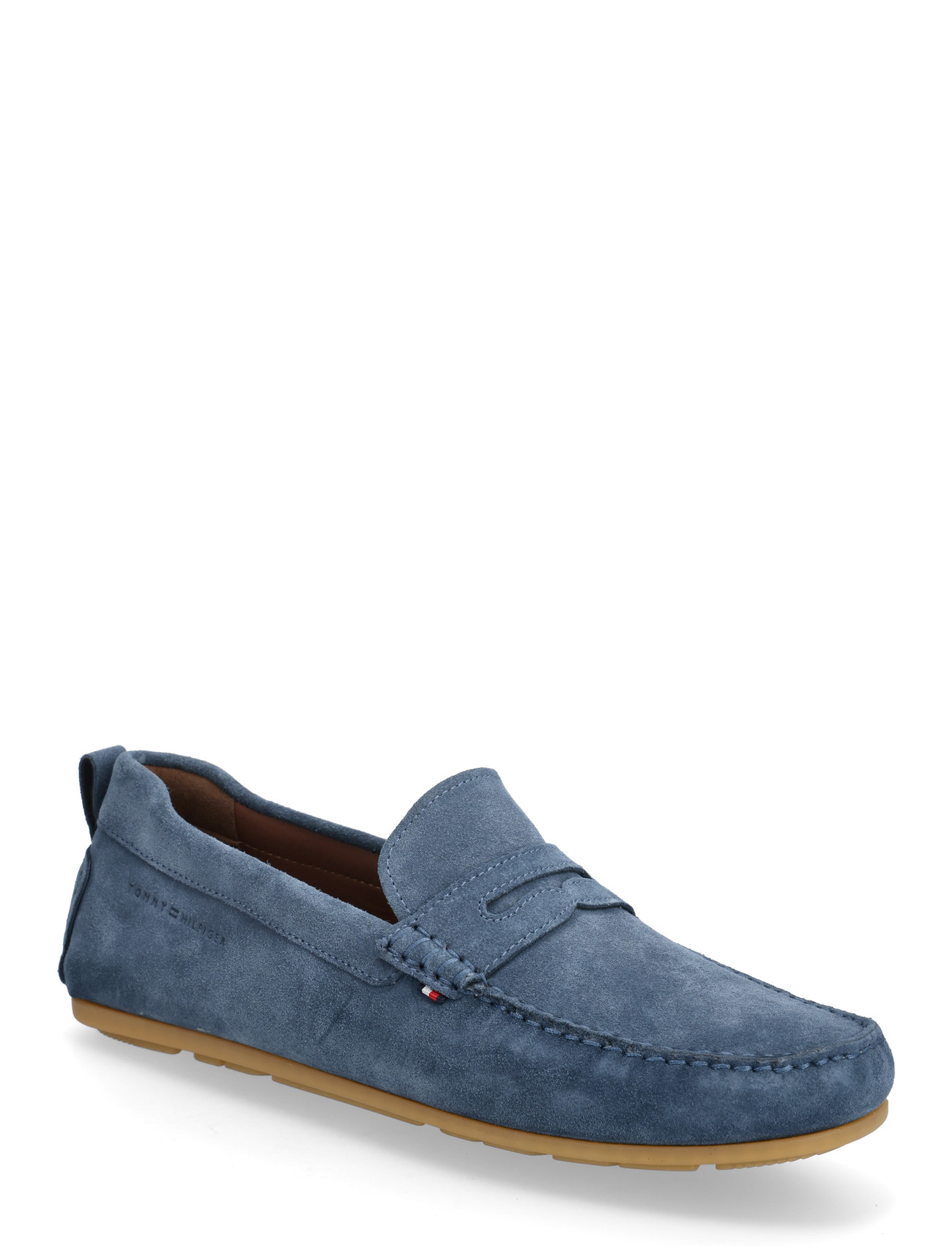 Tommy Hilfiger Core Hilfiegr Suede Driver, 40, Blue, Sko > Hyttesko, Herre