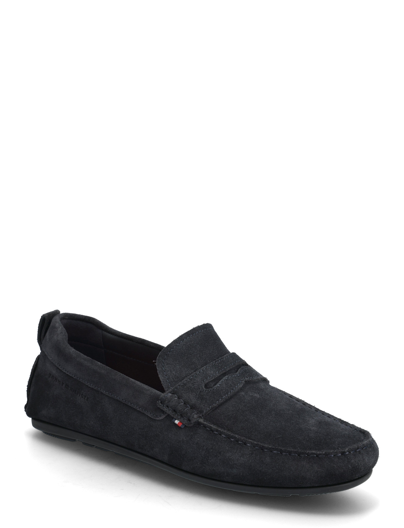 Tommy Hilfiger Core Hilfiegr Suede Driver, 41, Navy, Sko > Hyttesko, Herre