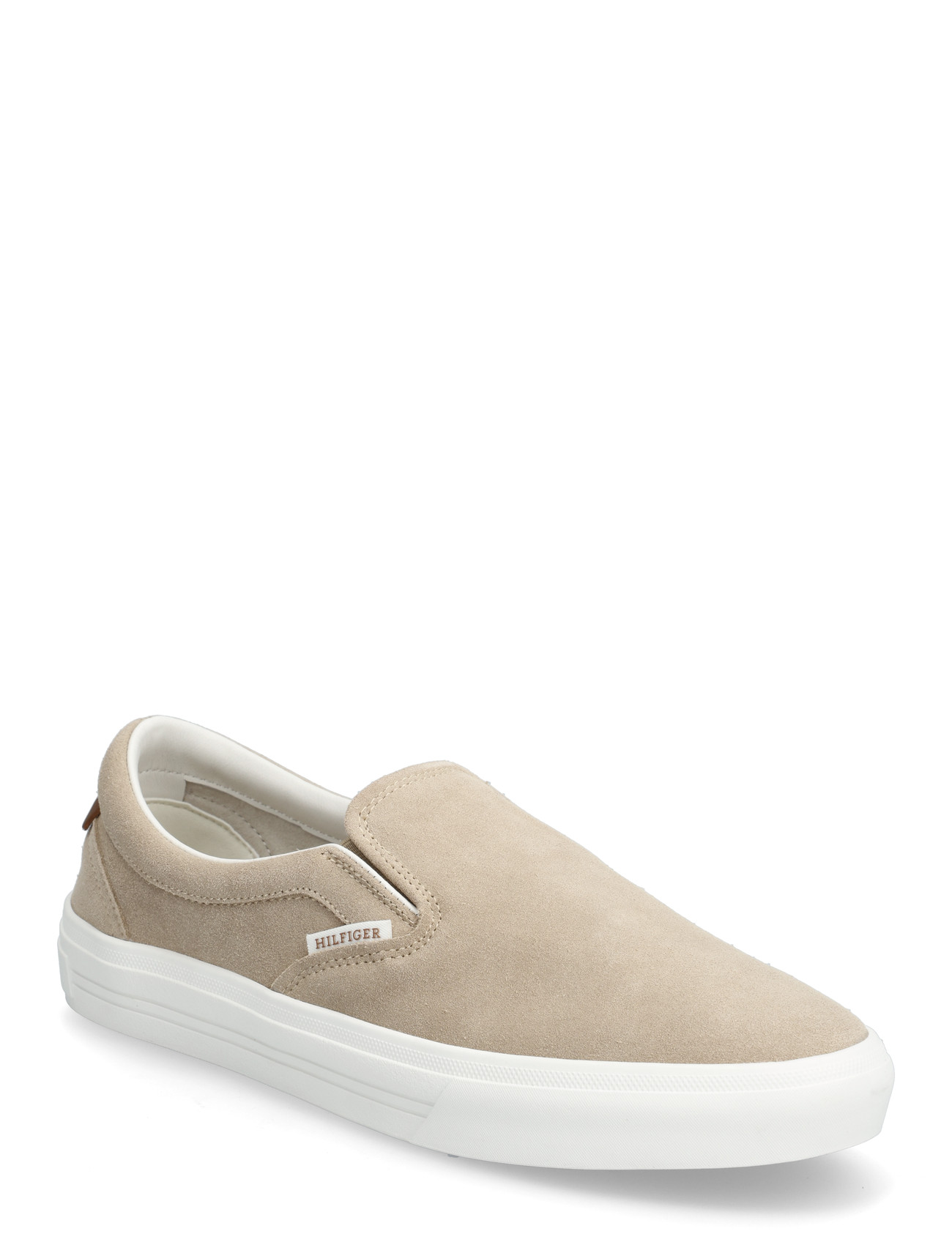 Tommy Hilfiger Th Vulc Cup Slip On Design, 41, Beige, Sneakers > Slip On-Sneakers, Herre