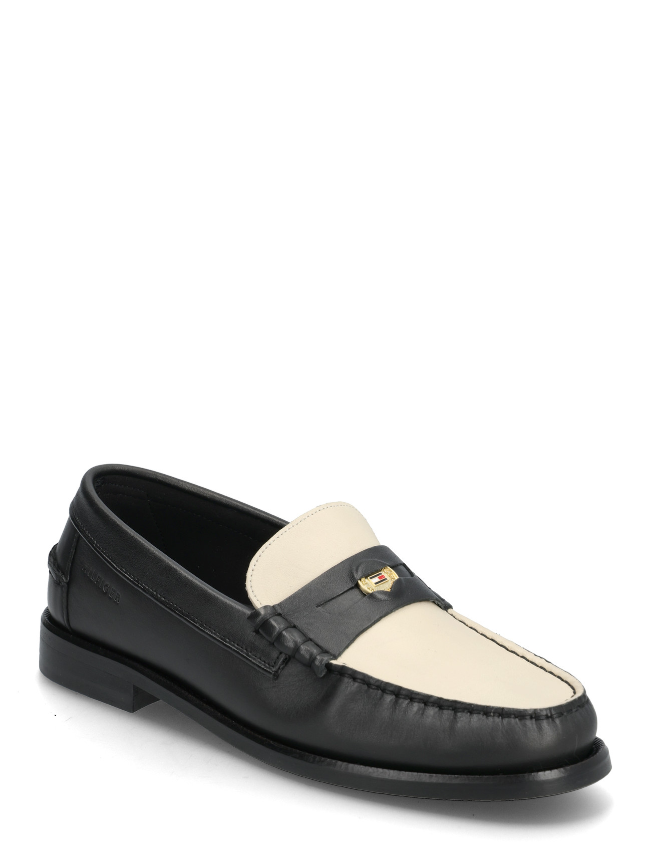 TOMMY HILFIGER Hilfiger Penny Crust Lth Loafer Schwarz - 42 - Herren