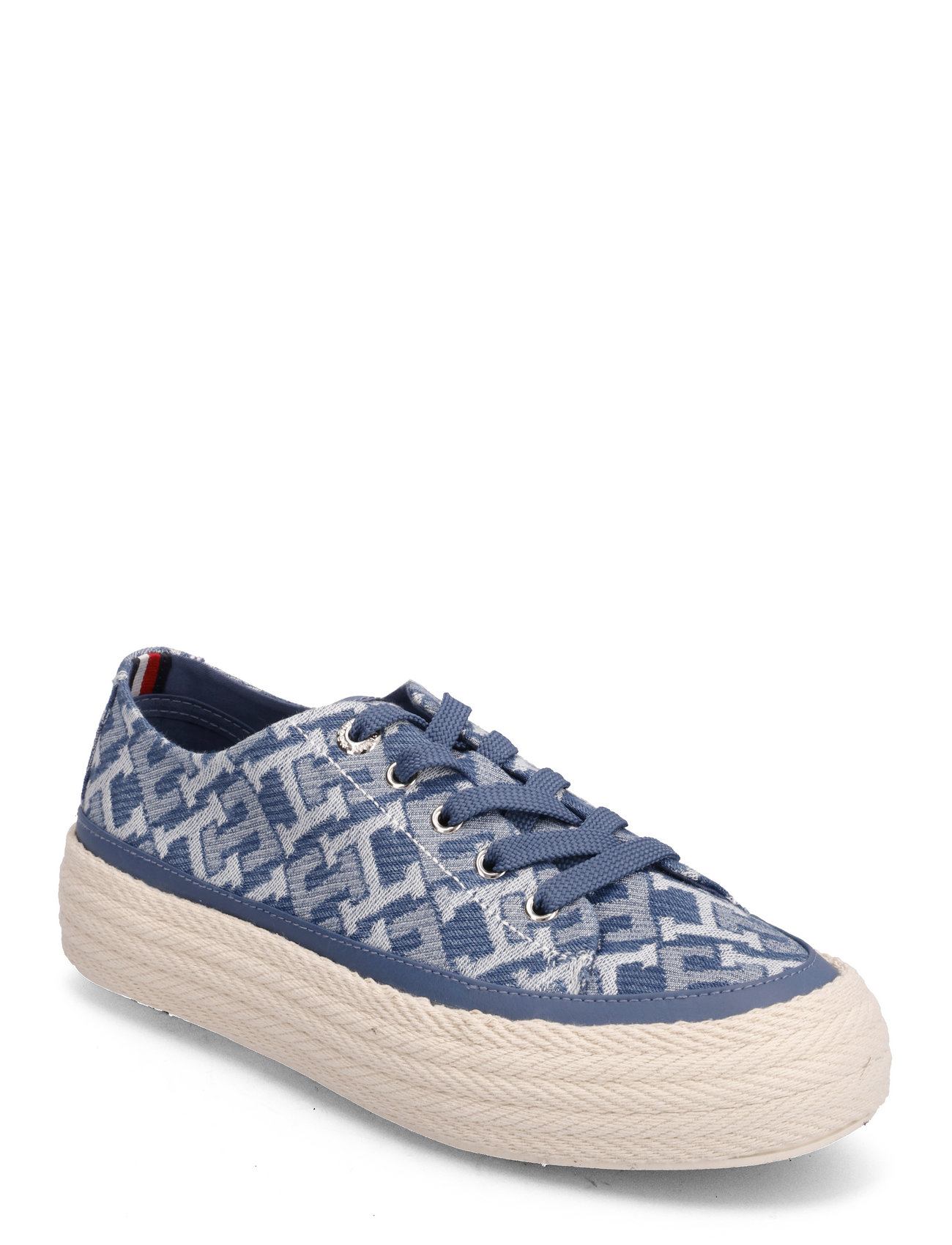 Tommy Vulc Rope Monogram - Lave sneakers - Boozt.com